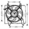 DIEDERICHS 8682590 Fan, A/C condenser